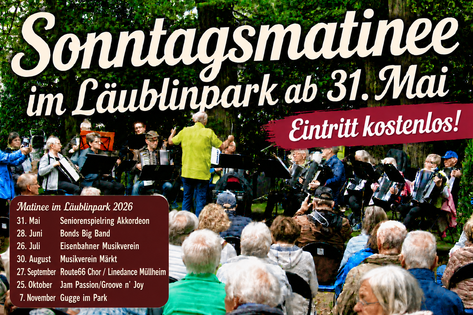Sonntagsmatinee 2026 neu 2
